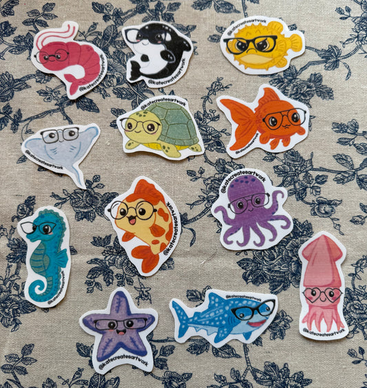 Little Fish, Big Feelings Stickers - Series 1