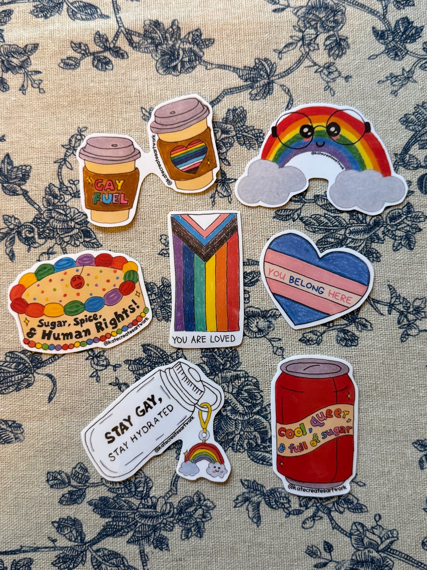 Glossy Pride Stickers